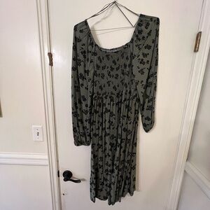 Gap Smocked Midi Dress